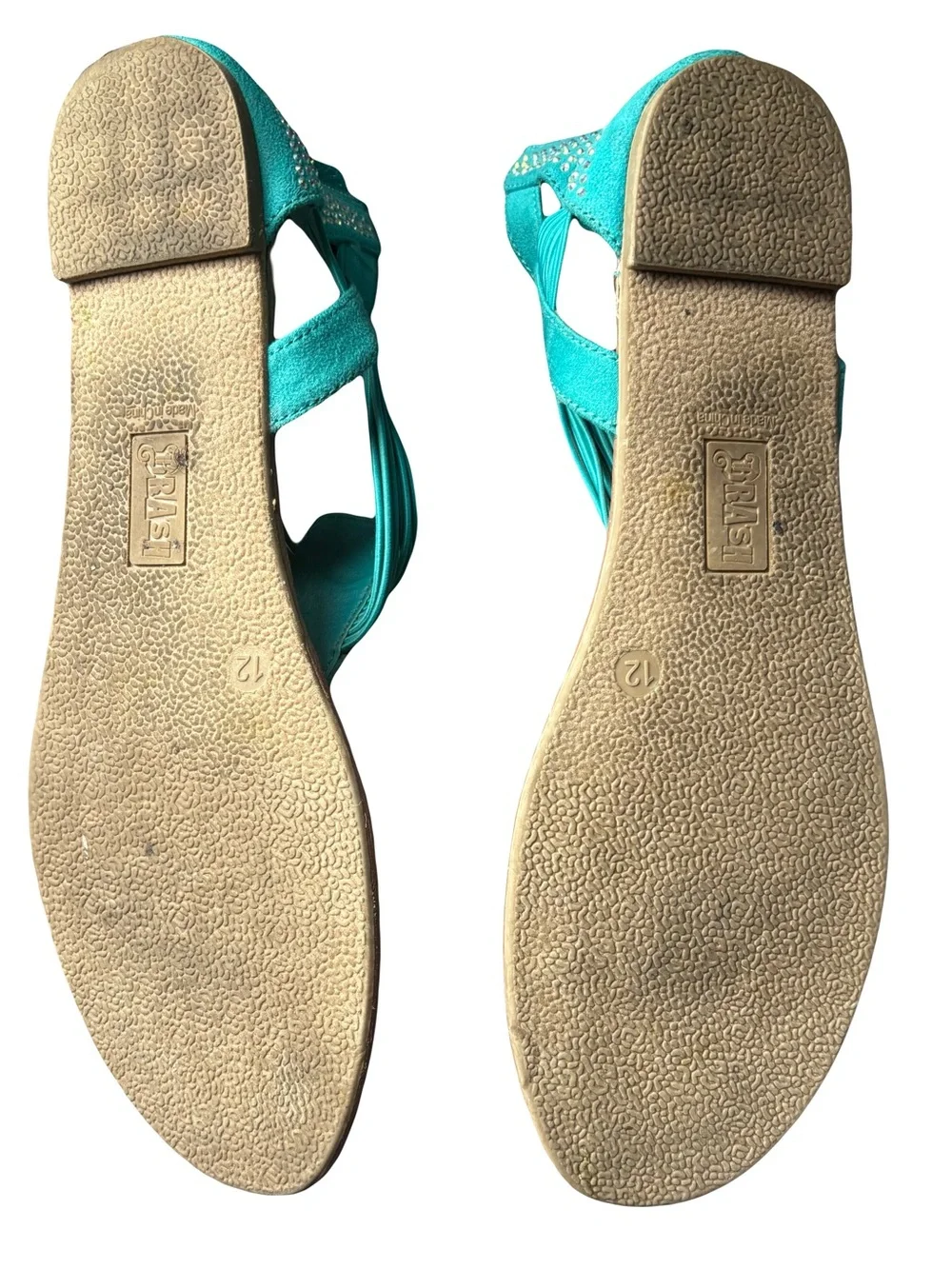 Brash turquoise thong